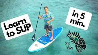 Learn to SUP in 5 minutes- How to Stand Up Paddleboard for beginners