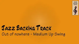 Jazz Backing Track for BASS | Out of nowhere | (No Bass)