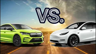 Which car is better? Tesla Model Y or Skoda Enyaq / Car Quiz