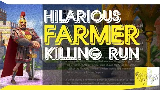 Rise of Kingdoms-Hilarious farmer Killing run