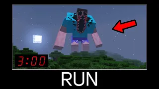 Minecraft wait what meme part 423 (Scary Giant Herobrine)