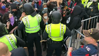 Counter-protesters face off with Trump supporters at rally in Boston | AFP