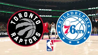 Toronto Raptors Vs Philadelphia 76ers Highlights - 12th August 2020 - NBA 2K20