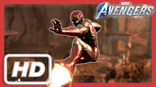 Marvel's Avengers | Iron Man MCU End Game Suit Gameplay Showcase【1080p60fps】