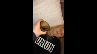 Guy Pours Water on a Passed Out Girl After a Wine Wednesday