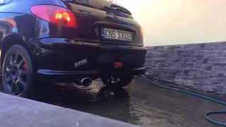 Peugeot 206 2.0 HDi custom exhaust sound