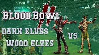 Blood Bowl 2 World Cup: Dark Elves (the Sage) vs Wood Elves (Jounisii); BBTactics qualifi semifinal