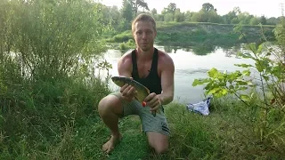 На рыбалку на велике. Короткая рыбалочка на реке Сож.