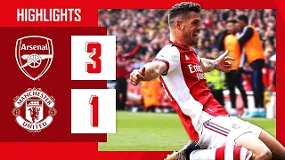 Arsenal vs Manchester United (3-1) | Premier League | Tavares, Saka, Xhaka, Ronaldo| Highlights