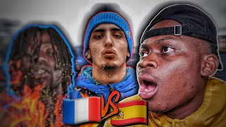 AMERICAN REACT | FRENCH DRILL 🇫🇷 VS SPANISH DRILL 🇪🇸