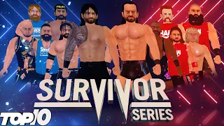 Top 10 WWE Survivor Series 2020 Moments | WR3D 2K20