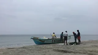 Gill net fishing in Sri Lanka