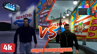 Grand Theft Auto 3 Playstation Vita VS Grand Theft Auto 3 Nintendo Switch / Direct Comparison