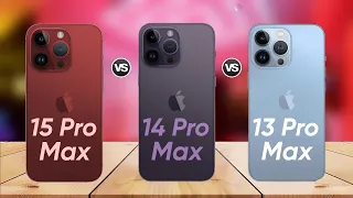 iPhone 15 Pro Max Vs iPhone 14 Pro Max Vs iPhone 13 Pro Max | It's Finally Here