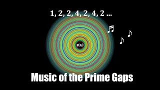 The Music of the Prime Gaps : How prime number gaps sound like (1000 primes | Chromatic scale)