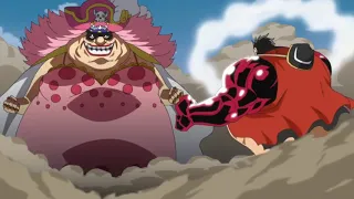 원피스 841화 애니 기어4 루피 VS 사황 빅 맘   One Piece Luffy vs Big mam full fight