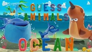 GUESS ANIMALS - OCEAN | Learn ABC and animals easily | talking abc