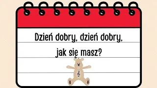 Rytmisiowe Piosenki | ✋DZIEŃ DOBRY✋ | Piosenka na powitanie