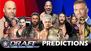 2024 WWE Draft Predictions