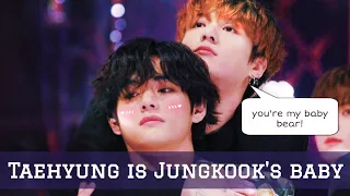 When taehyung becomes jungkook's baby | taekook/vkook