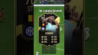 90 Lukaku Review in FIFA #shorts #short