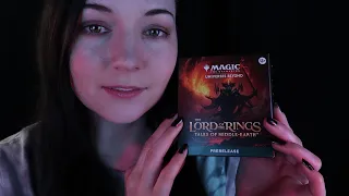 ASMR Magic the Gathering Unboxing ⭐ Lord of the Rings Prerelease ⭐ Soft Spoken