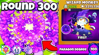 Can Wizard Paragon beat round 300? (BTD 6)