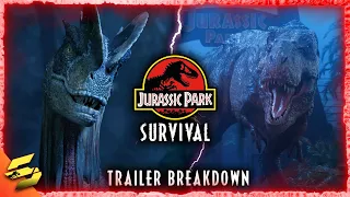 Jurassic Park: Survival | FULL TRAILER BREAKDOWN (IN DEPTH) | New Jurassic Park Video Game!