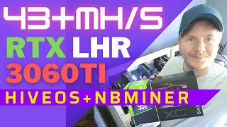 Get 43++MH/s With RTX 3060 Ti LHR in HiveOS With NBminer in 2021