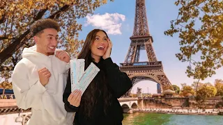 SURPRISED MY WIFE WITH HER DREAM TRIP TO PARIS!!