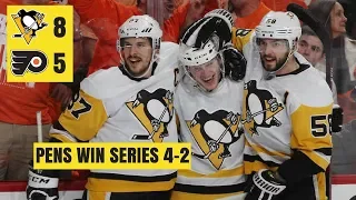 Pittsburgh Penguins vs Philadelphia Flyers GAME 6 | JAKE N BAKE & PENS SCORE 5 UNANSWERED