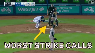 MLB  Bad  Strikeout Calls
