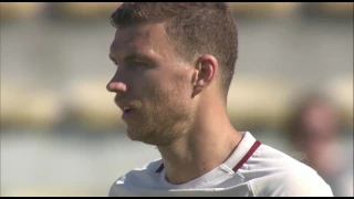 Il gol di Dzeko - Bologna - Roma - 0-3 - Giornata 31 - Serie A TIM 2016/17