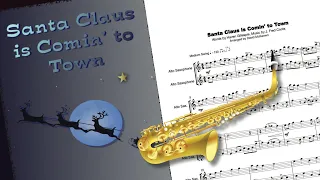 Santa Claus is Coming to Town, Alto Saxophone Duet