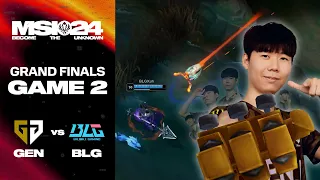 League of LeHANDS | GEN vs. BLG 게임2 하이라이트 | 결승전 | 2024 MSI