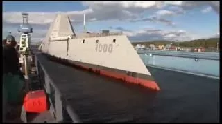 AMAZING!!!..ZUMWALT DDG 1000 TRANSFER & FLOAT OFF 92 SECONDS