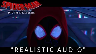 Spider-Verse "Leap of Faith" Scene with "Realistic" Audio - (No Music)