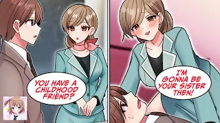 [RomCom] This girl at the reception desk asked me if I had a childhood friend… But then… [Manga Dub]