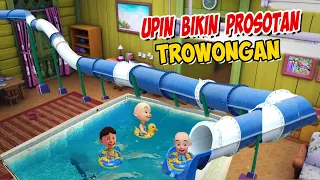 Upin ipin Bikin Prosotan Trowongan panjang Waterboom Kolam Renang , ipin senang ! GTA Lucu