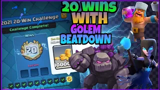 20 WINS W/ GOLEM BEATDOWN | 20 WIN CHALLENGE