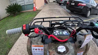 Taotao New ATA 125D ATV Overview + Test Drive