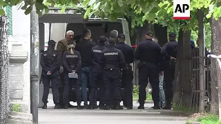 More body bags carried out of Serbia school