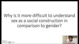 Sex As a Social Construct