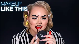 NIKKIETUTORIALS EASY POP ART HALLOWEEN TUTORIAL | MAYBELLINE NEW YORK