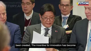 PBBM!  World Economic Forum in Davos, Switzerland on January 18, 2023.