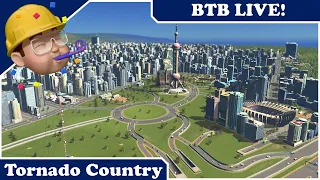 Badger The British Live - Stream Cities Skylines Tornado Country Part 4 It Worked Finished!