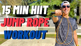 15 Minute HIIT Jump Rope Workout - Hip-Hop 🎵