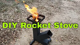 How to build the best rocket stove from scrap metal off grid use. New design plans
