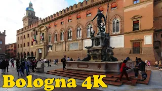 Bologna, Italy Walking tour [4K].