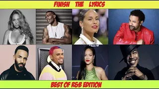 Finish the Lyric - Best of R&B Edition